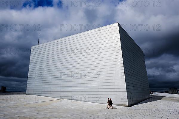 On the roof of the Oslo Opera House, Operahuset Oslo