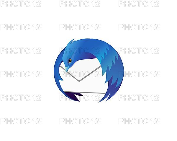 Mozilla Thunderbird, rotated logo