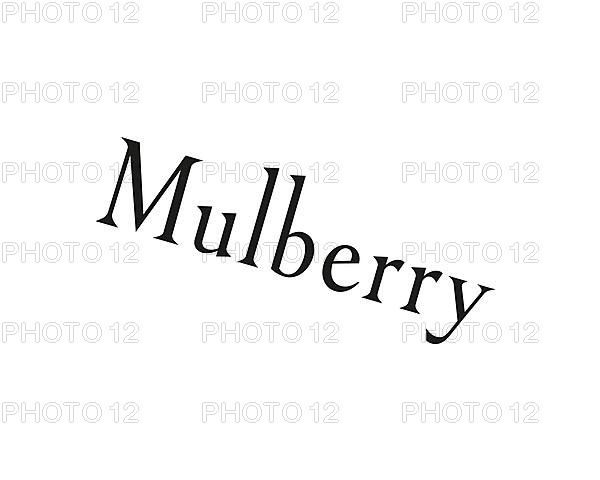 Mulberry company, rotated logo