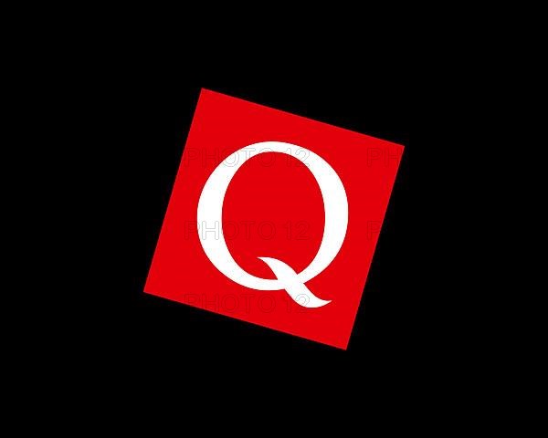 Q magazine, rotated logo