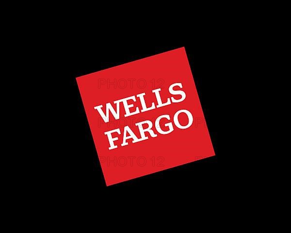 Wells Fargo, rotated logo