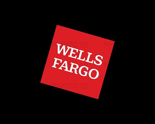Wells Fargo, rotated logo