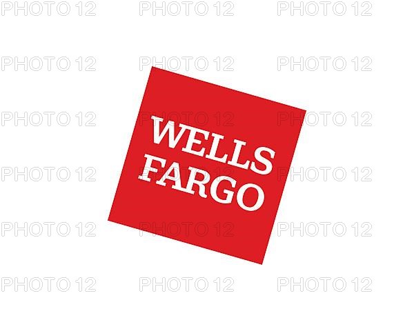 Wells Fargo, rotated logo