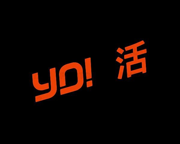 YO! sushi, rotated logo