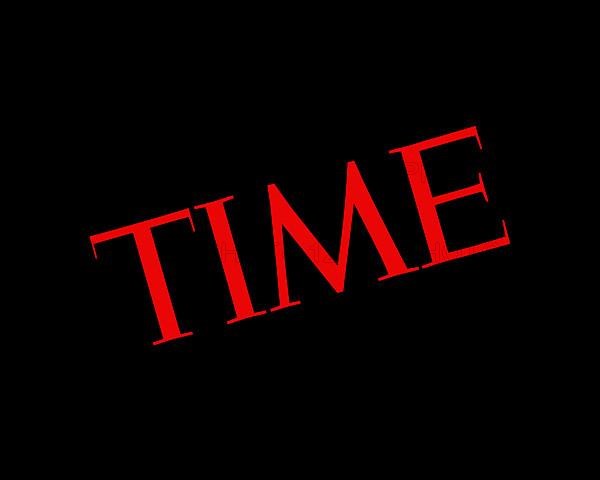 Time magazine, rotated logo