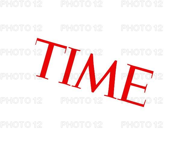 Time magazine, rotated logo