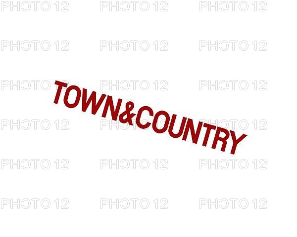 Town & Country magazine, rotated logo