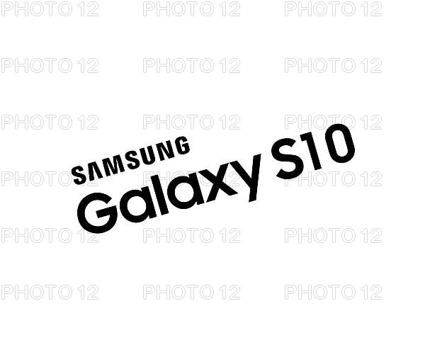 Samsung Galaxy S10, rotated logo