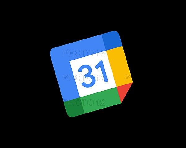 Google Calendar, rotated logo