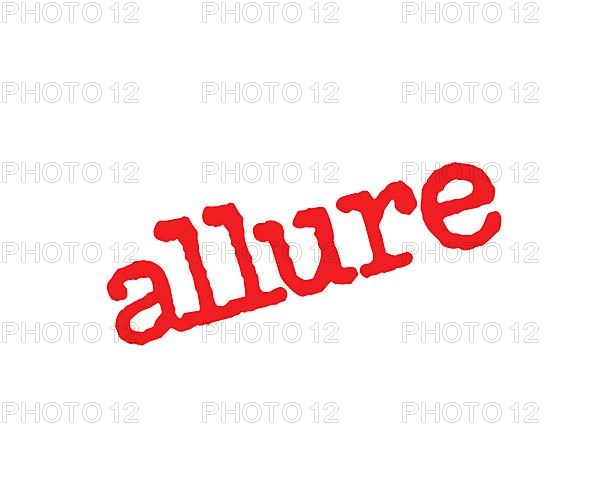 Allure magazine, rotated logo