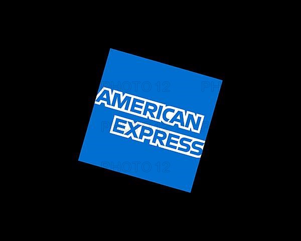 American Express, rotated logo