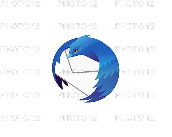 Mozilla Thunderbird, rotated logo