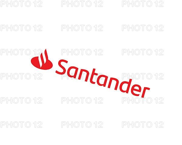 Santander Bank, rotated logo