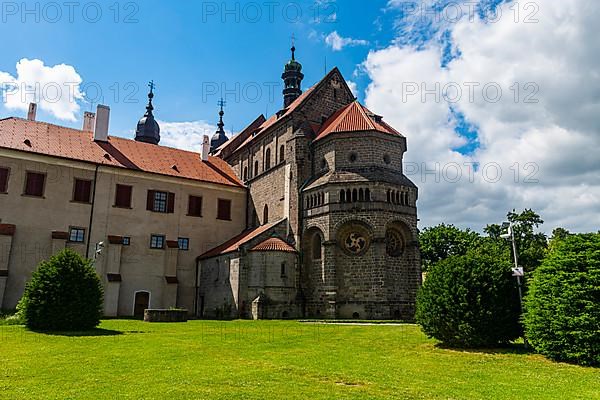 Unesco site Jewish Quarter and St Procopius' Basilica in Trebic, Czech Republic