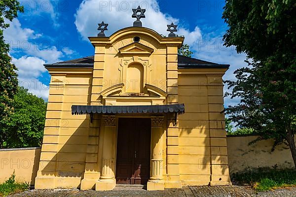 Jewish cemterey Unesco site Jewish Quarter and St Procopius' Basilica in Trebic, Czech Republic