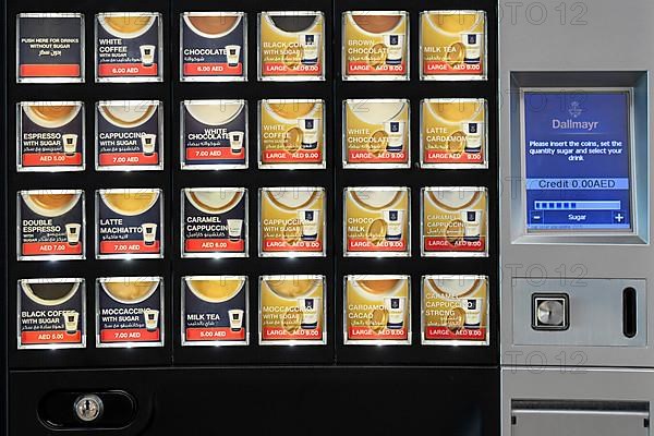 Drinks machine Dallmayr coffee,