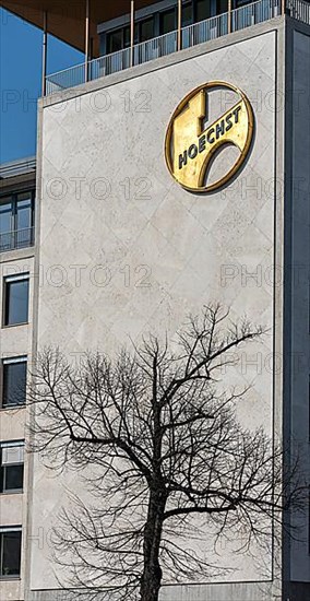 Hoechst advertising sign, Hardenbergstrasse high-rise