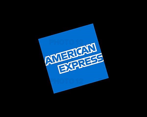 American Express, rotated logo