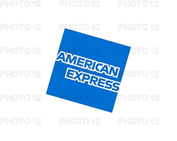 American Express, rotated logo