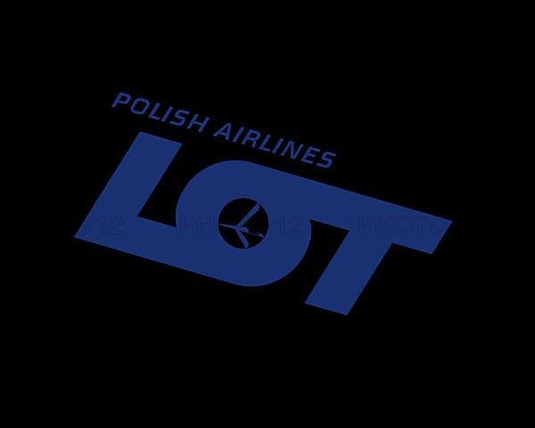 LOT Polish Airline, rotated logo