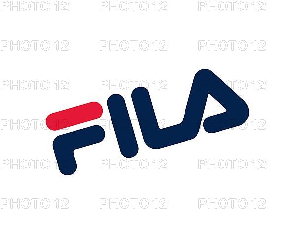 Fila company, rotated logo