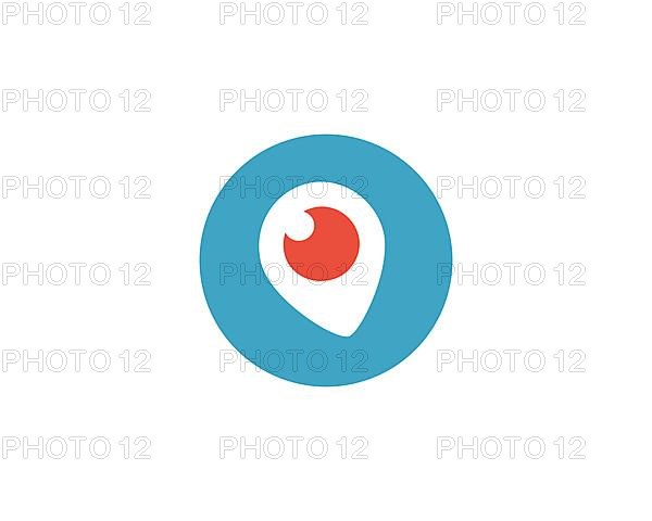 Periscope app, rotated logo