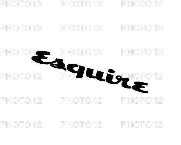 Esquire magazine, rotated logo