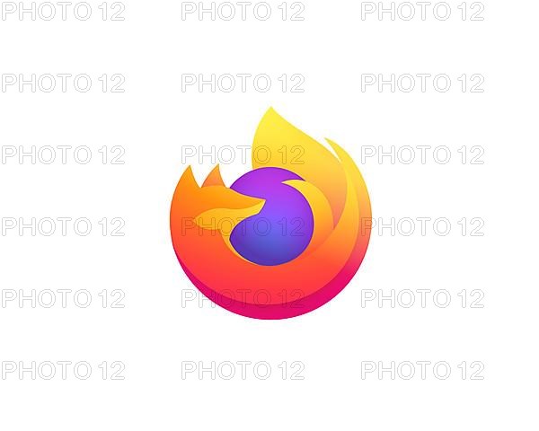 Firefox for iOS, rotated logo