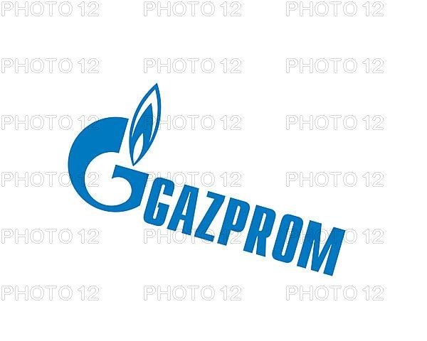 Gazprom, rotated logo