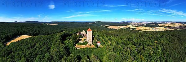 Ruin of the Lichtenburg in Ostheim vor der Roehn. Rhoen-Grabfeld. Lower Franconia