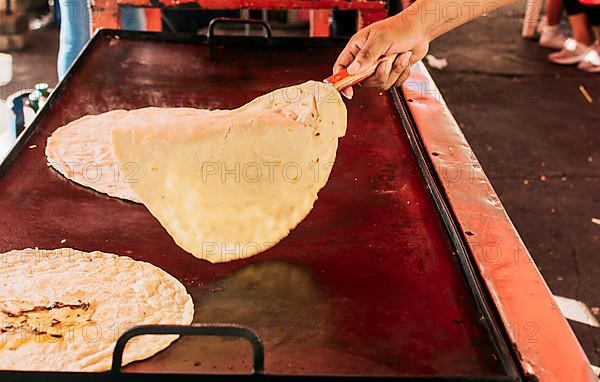 Traditional handmade Nicaraguan tortillas