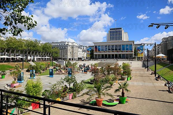 Place de la Liberte with Town Hall Mairie