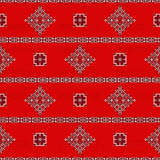 Romanian vector pattern inspired from traditional embroidery