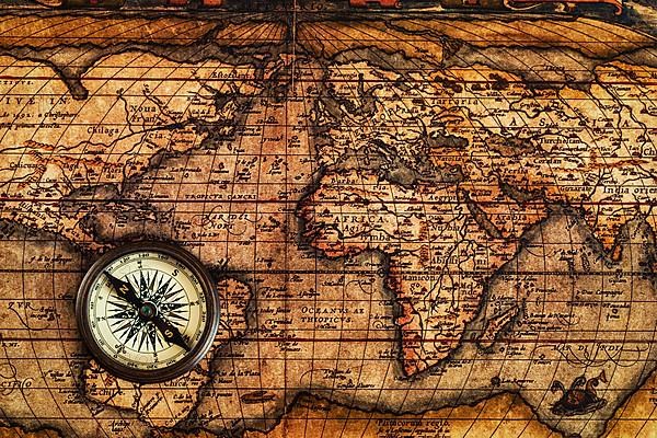 Travel geography navigation concept background
