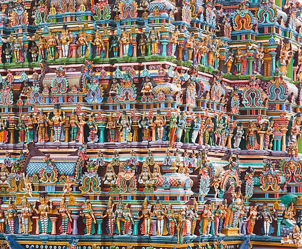 Hindu temple gopura