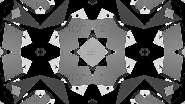 Abstract background with fractal shapes