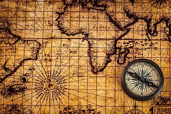 Travel geography navigation concept background
