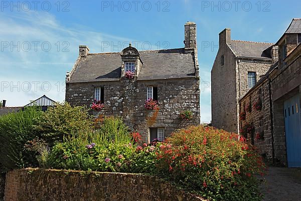 Houses in the medieval village of Locronan