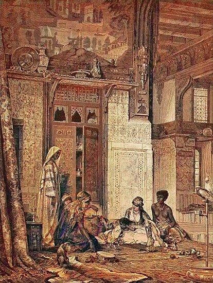 In a harem during the Khalif period