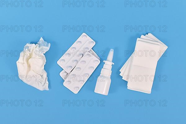 Top view of nasal spray bottle