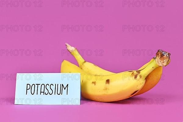 Concept for potassium in banana fruits