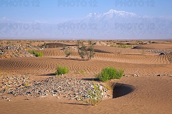 Taklamakan Desert and Himalayan Mountains