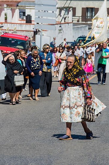 Old woman in traditional dress