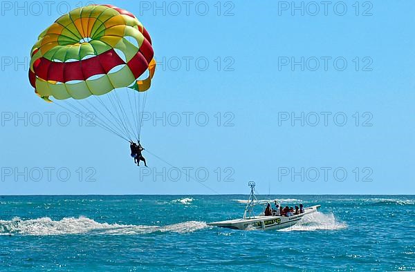 Waterfall parachute