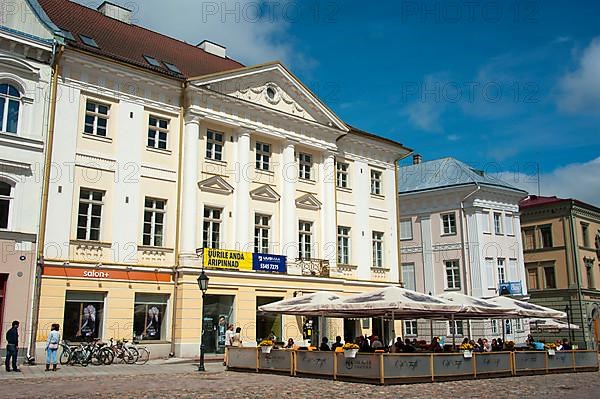 Houses at town hall square