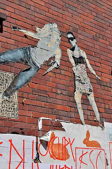 Adhesive graffiti