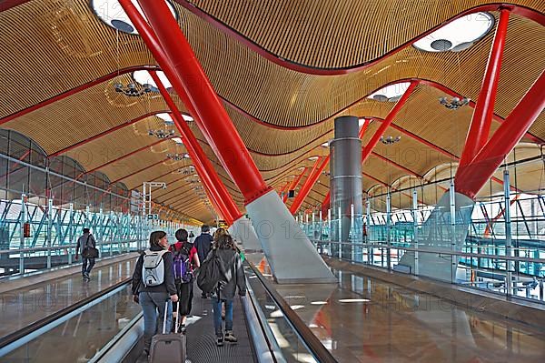 Treadmill at Madrid-Barajas Airport