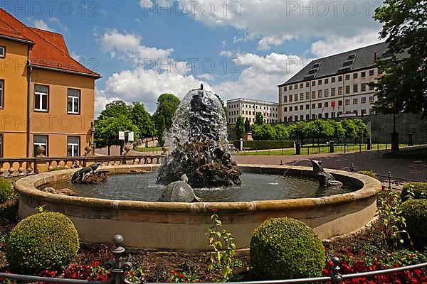 Fountain as part of the water art