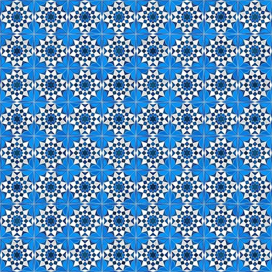 Islamic geometric seamless vector pattern