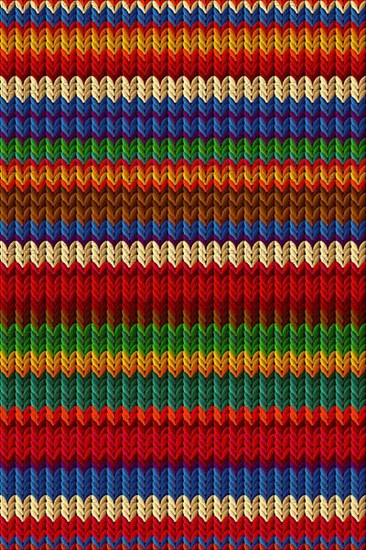 Knitted poncho vector texture